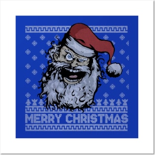 Angry Santa Sweater Posters and Art